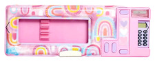 Smiggle PINK PENCIL CASE | School Boys Girls Stationery Storage Box | BRAND NEW!