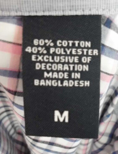 Chaps Men Shirt Size M NWT Multi Cotton Blend Short Sleeve Button Collar & Front - Picture 12 of 12