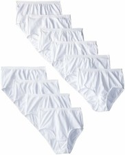 Fruit of the Loom Women s 10pk Cotton White Briefs