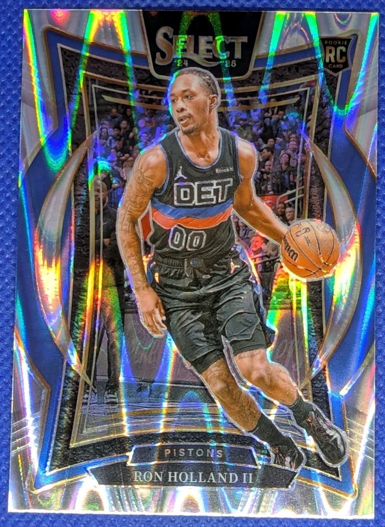 2024-25 Panini Select RON HOLLAND II RC #74 Tectonic Detroit Pistons