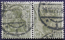 Empire Allemand Souvenir MiNr. K 4 Timbre (SW 292)