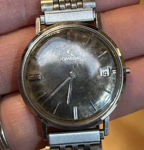 Vintage Omega Seamaster Meister Dial Men’s Watch Repair 34mm