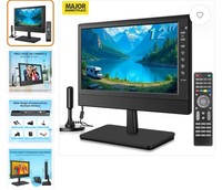 Portable 12in 1080p TV Freeview HDMI USB VGA AC/DC 12V – 12in