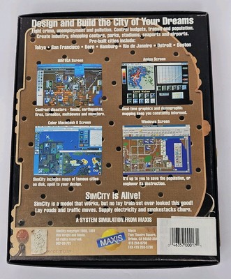 SimCity Supreme Mac Macintosh Floppy Disk The Cities Simulator