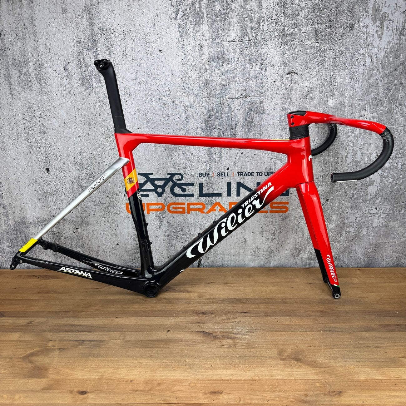 2024 Wilier Triestina Filante SLR Astana Medium Carbon Disc Frameset 700c 2137g