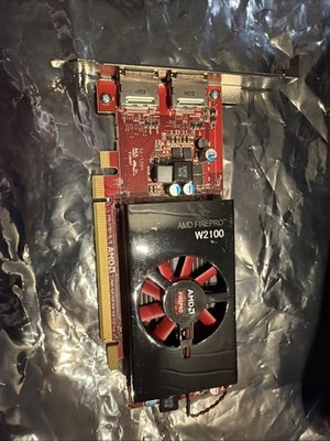 AMD FirePro W2100 - 2GB DDR3 FH PCIe-3.0x8 GPU
