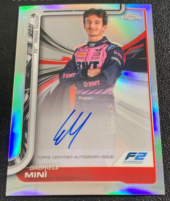 2025 Topps Chrome Formula 1 F1 75th Gabriele Mini Auto Refractor #CAC-MIN