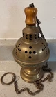 ~VINTAGE BRASS CHURCH ALTAR CENSER THURIBLE 9 1/4"~