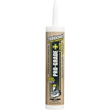 Titebond Pro Grade Plus 10.1 Oz. White Silicone Caulk 8401 Pack of 12 Titebond