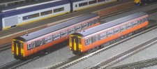 Lima 205054 BR Class 156 DMU, 156501 in BR Strathclyde Livery, Excellent, Boxed