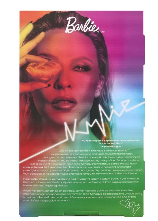 Mattel Barbie Signature Kylie Minogue Fashion Doll JBJ39 Ship Worldwide Same Day