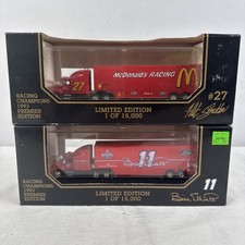Vintage Racing Champions NASCAR Transporters Lot Of 2 NEW