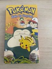 Pokemon Wake Up Snorlax  1997, 1998 VHS New Factory  Sealed -NEW
