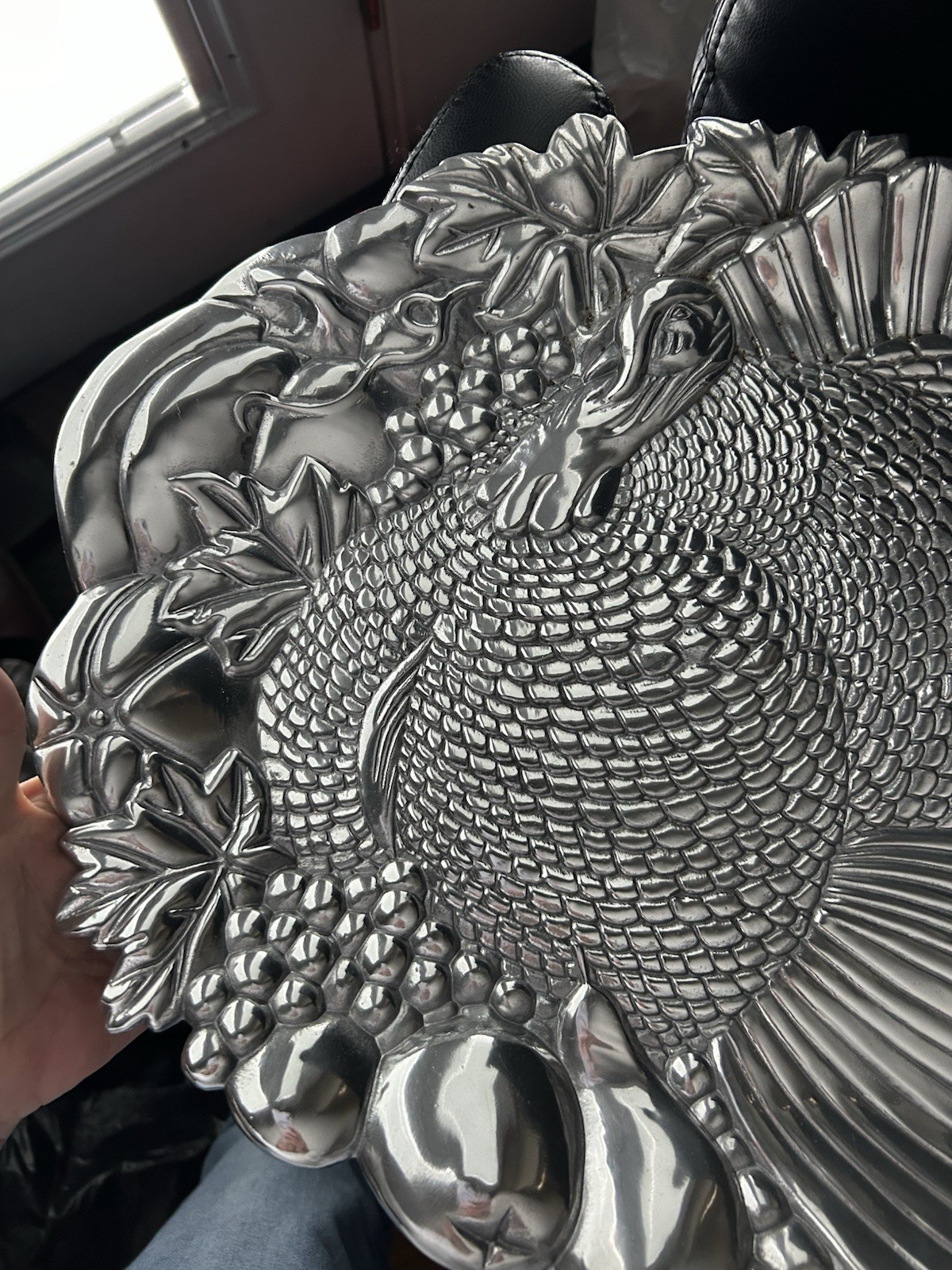 Fitz and Floyd Turkey Serving Platter Tray Large 219 1/2 By 15 New