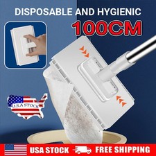 Snap Grip Mini Mop with Locking Head 100cm Long Handle