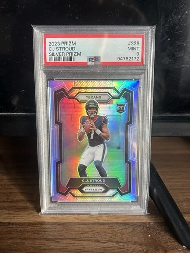 2023 CJ Stroud Silver Prizm RC PSA 9
