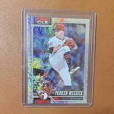 Topps 2026 Series 1 Parker Messick Rookie #67 Holo Foil  Cleveland Guardians