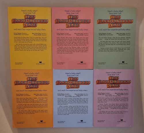 The Baby-Sitters Club Books #1-6 Retro Book Set With Collectible Tin - Picture 4 of 6