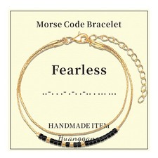 Inspirational Gifts for Women, Morse Code Bracelets for Daughter Mom Best F - 07