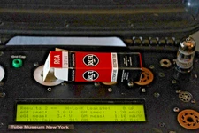 NOS 5751 (12AX7) RCA USA BLACK PLATE BEST SRV GUITAR *COMMAND SERIES* TUBE CHIME