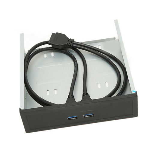 USB3.0 Hub Front Panel 5.25in 2 USB Ports 19pin 5Gbps Optical Drive Front Pa SAL - Afbeelding 13 van 23