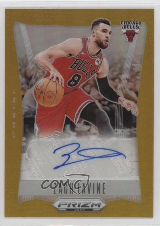 Zach LaVine Sports Trading Card Singles Autographed Basketball for