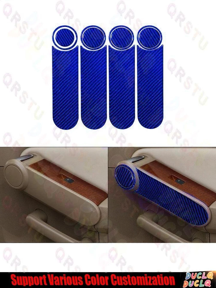 Juego completo de cubierta interior de fibra de carbono azul para Ford Explorer 2008-2010 Foto 2 de 4