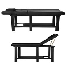 Professional Massage Bed Faux Leather Stationary Physical Therapy Table