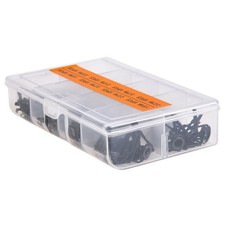 Fishing Rod Tip Repair Kit Replacement Stainless Steel Ceramic Ring 80pcs