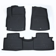 Mold Floor Mats For 2020-2025 Kia Soul All-weather Non-slip Tpe Rubber Liners