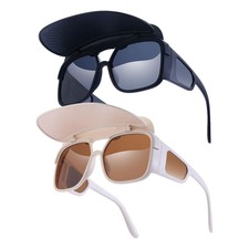 Sunvisor Glasses Bike Sunglasses With Hat Brim For Sun Protection