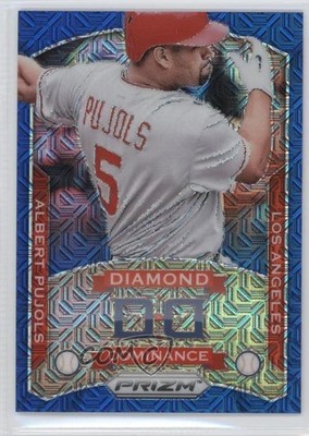 2014 Panini Prizm Diamond Dominance Blue Mojo Prizm 60/75 Albert Pujols #22 3jn