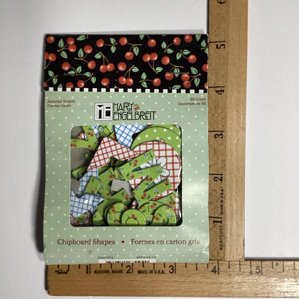 Mary Engelbreit Aglomerado (2010) Letras y Formas Sellado NUEVO Foto 2 de 4