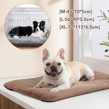 Self Heating Pet Pad Warm Thermal Dog Crate Pad Washable Anti-Slip Kennel Mat US