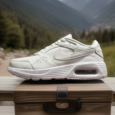 Men's Nike Air Max Leather SC Triple White -DH9636-101