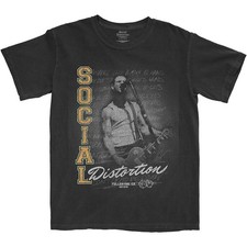 Men's Social Distortion Athletics Slim Fit T-shirt XX-Large Black