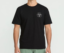 VOLCOM MORTIS Men's S/S T-Shirt - Black - Large - NWT