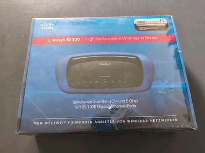 Cisco Linksys E3000 High Performance Wireless Router OVP
