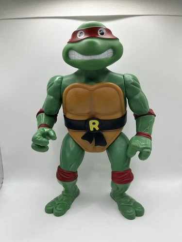 VINTAGE TEENAGE MUTANT NINJA TURTLES GIANT 13” RAPHAEL FIGURE 1989