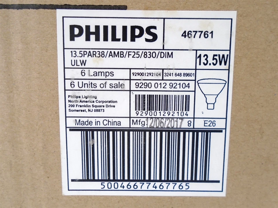 PHILIPS - Case of 6 - 9290012921 - 90W Equiv Dimmable LED Flood Light 950 LUMENS - Image 2 of 4