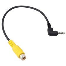 To 2.5mm AV Converter Cable Car Rear View Reverse Parking Camera To Car-DVR