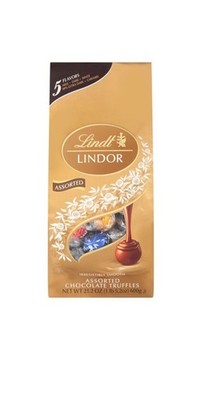 Lindt Lindor Assorted Chocolate Truffles Bag 600g Milk Dark White Caramel