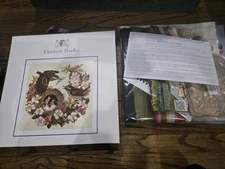 Open Box Elizabeth Bradley Design Apple Blossom Birds Needlepoint Tapestry Kit