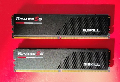 64 GB DDR5-6000 RAM (2 x 32 GB) G.SKILL Ripjaws S5 KIT  F5-60003040G32GX2-RS5K