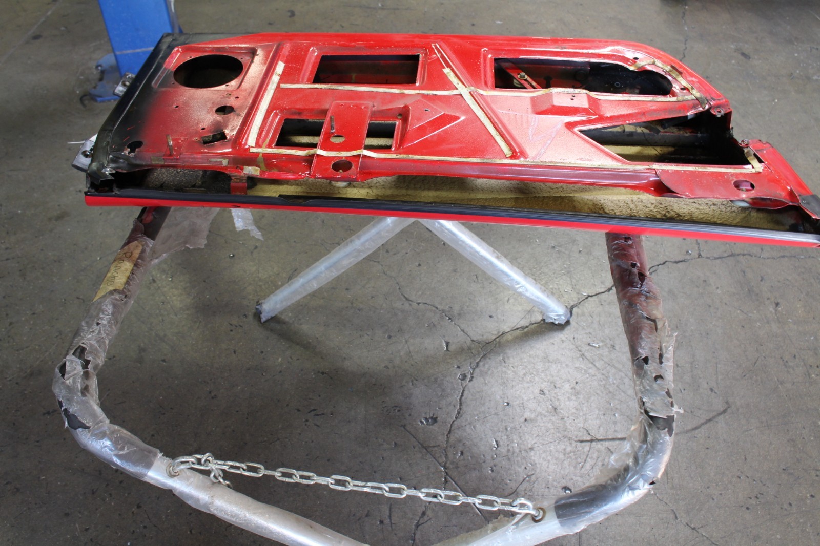 Ferrari 308, LH, Left, Front Door Shell, Bubbling Paint, Used, P/N 61201600