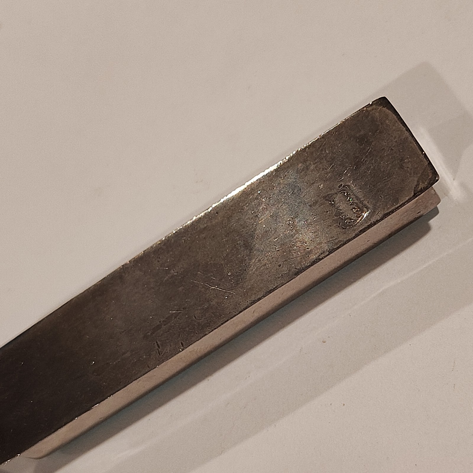 Silver Plated Turquoise Rectangular Bar Pendant N… - image 2