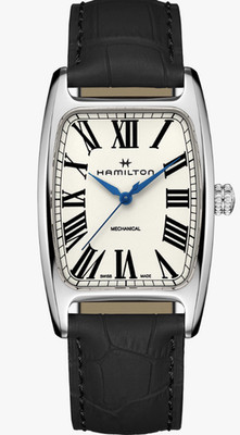 Unbenutzte HAMILTON Boulton H13519711 Schwarz Automatik Herrenuhr in Box