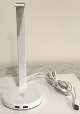 Razer Base Station V2 Chroma: RGB Lighting Mercury White 2 x USB Ports  Audio
