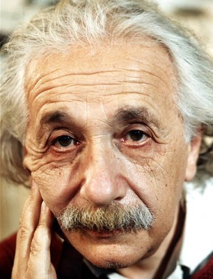 German physicist Albert Einstein his library study at home 112 Mer- Old Photo 1