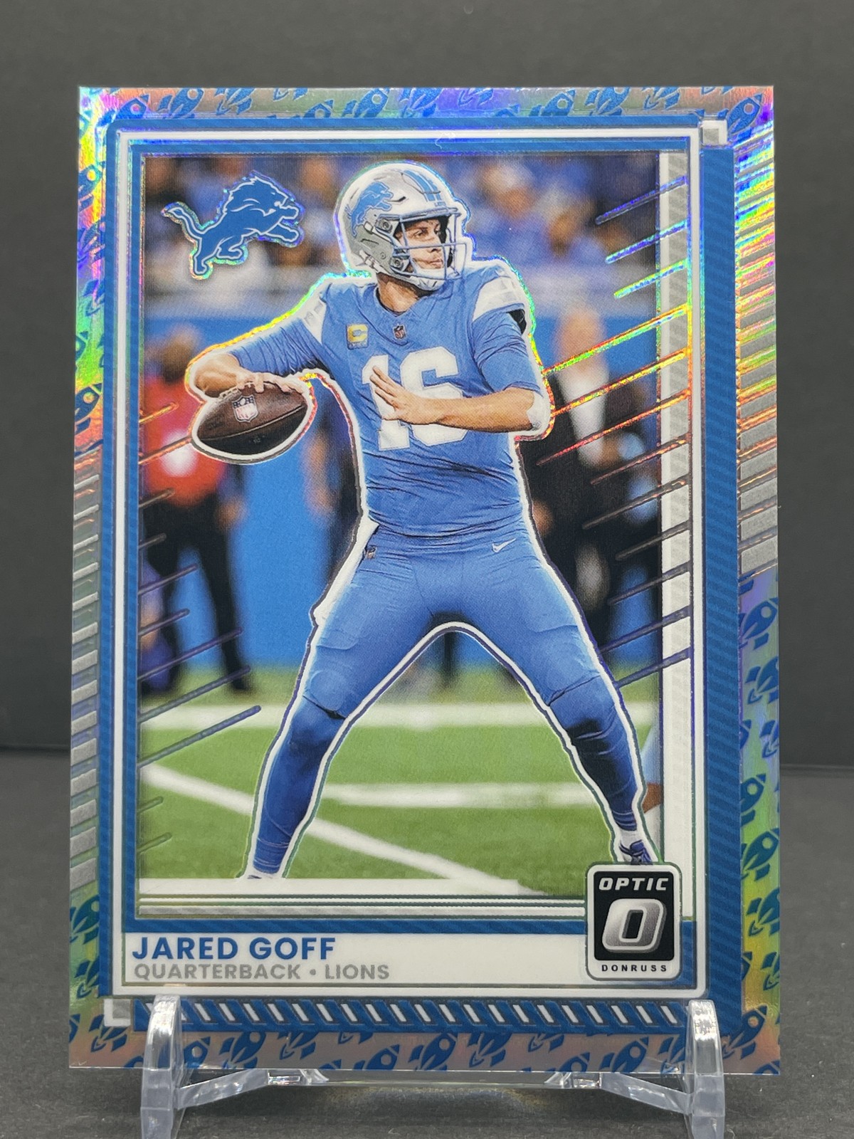 2025 Panini Donruss Optic - Jared Goff #149 Rocket Prizm